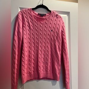 Polo Ralph Lauren Pink Cable Knit sweater size S